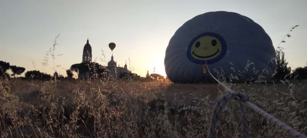 amanecer en globo aerostatico